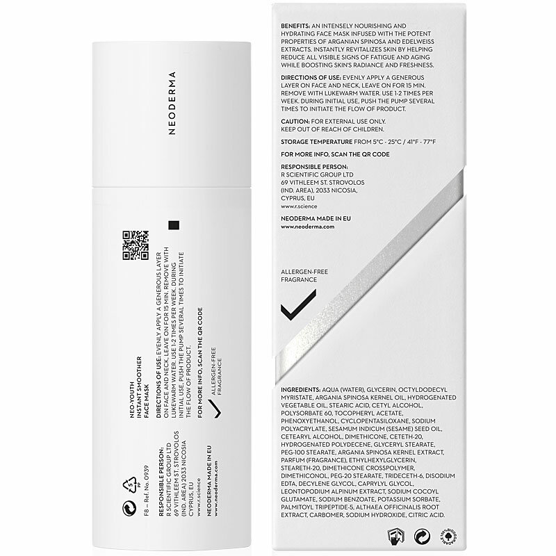 Neoderma Neo-Youth Instand Smoother Face Mask [back] 50ml