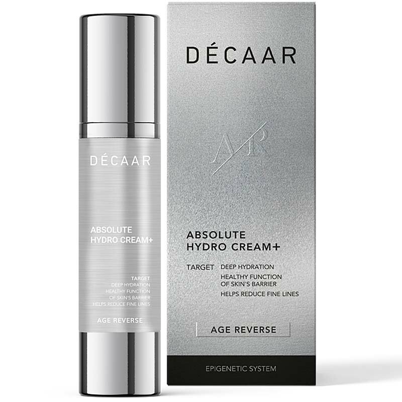 Decaar Absolute Hydro Cream+ 50ml verpakking met product