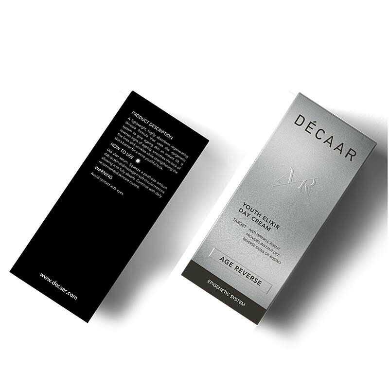 Decaar - Youth Elixer Day Cream 50ml verpakking voor en achterkant