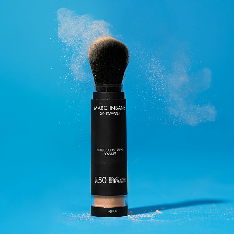 Marc Inbane Tinted SPF50 Powder sfeer