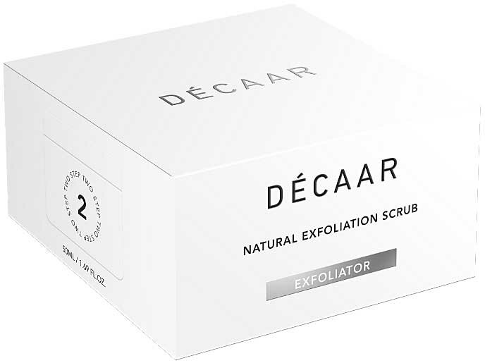 Decaar - Natural Exfoliation Scrub 50ml verpakking