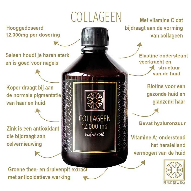 Blend New Day Vloeibare Collageen 12000 mg Perfect Cell uitgelicht