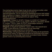 Blend New Day - Spijsverteringsenzymen Vegan - Etiket