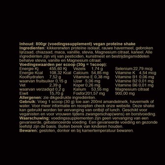 Proteine Shake van 800gr - Etiket - Blend new Day