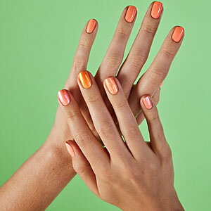 OPI - Apricot AF - Hands