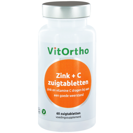 VitOrtho Zink+C zuigtabletten