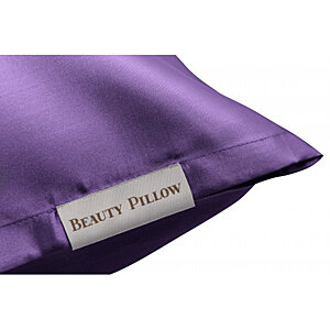 Beauty Pillow Aubergine met logo