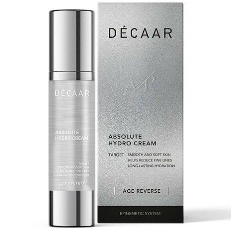Decaar Absolute Hydro Cream 50ml verpakking met product