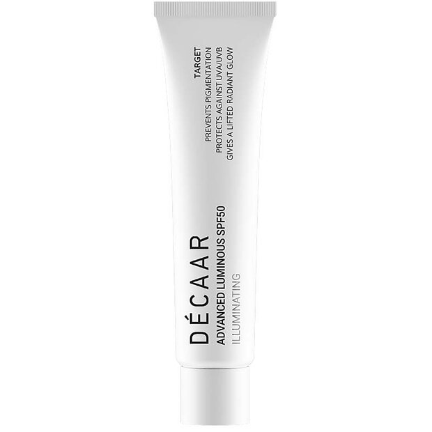 Decaar Advanced Luminous SPF50 - Travel miniatuur 15ml
